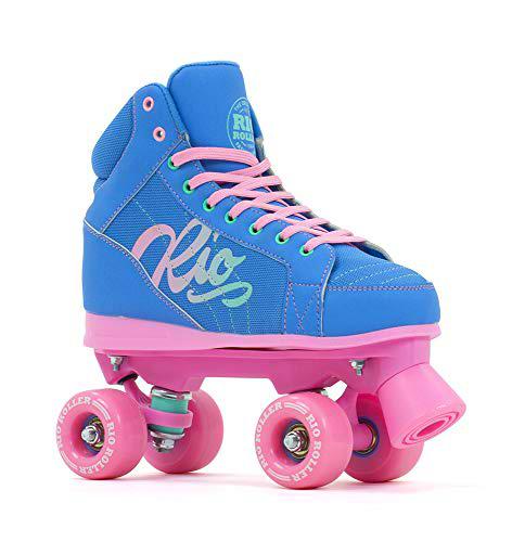 Rio Roller Lumina Adults Patines, Adultos Unisex, Blue/Pink (Multicolor), 40.5