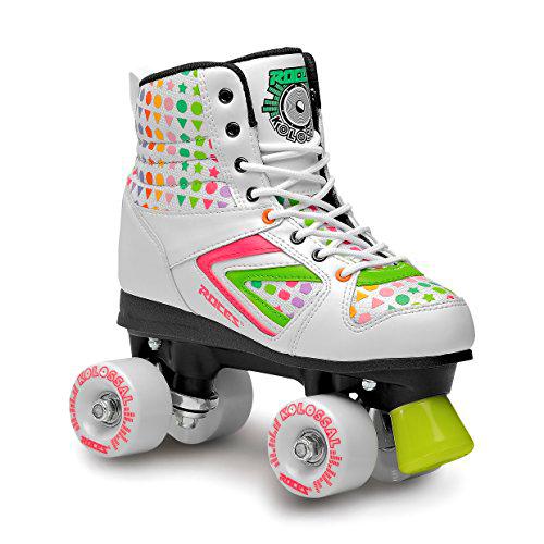 Roces Kolossal Roller Skates, Blanco/Verde, 36