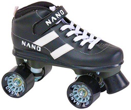 Nano Patines en Paralelo, Color Negro/Negro, Talla Talla 42