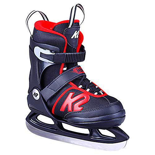 K2 Joker Ice (Boy) Patines de Hielo, Niños, Negro y Rojo