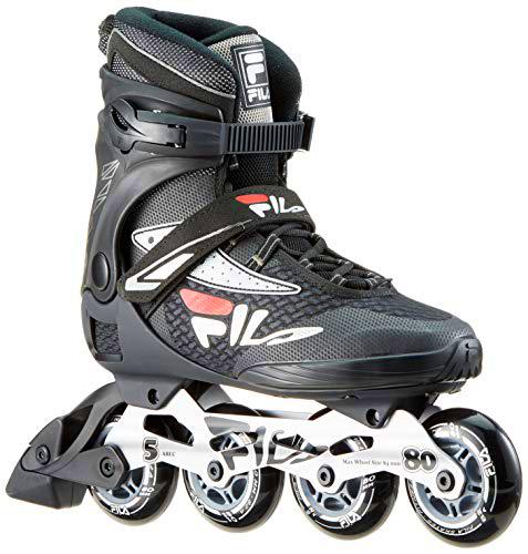 FILA Patines en línea para Hombre Legacy Pro 80, Color Negro