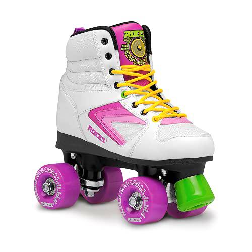 Roces Kolossal Roller Skates, Blanco/Verde, 35