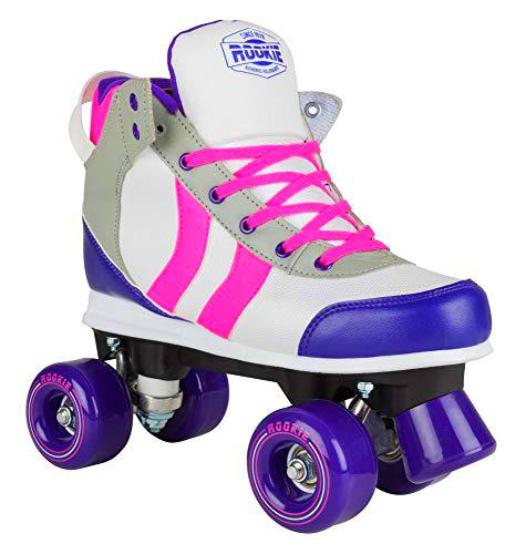 Rookie Deluxe Patines, Mujer, Blanco/Rosa (Pink/Grey/Purple), 37