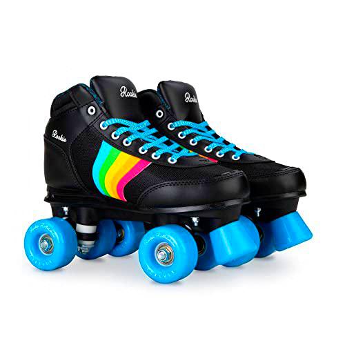 Rookie Niños Forever Rainbow Roller Skate, Negro, 1 Reino Unido