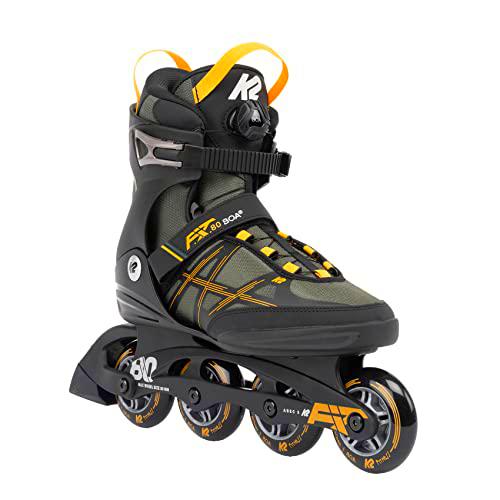 K2 Skate F.I.T. 80 Boa Patines en línea para Hombre, Color Gris