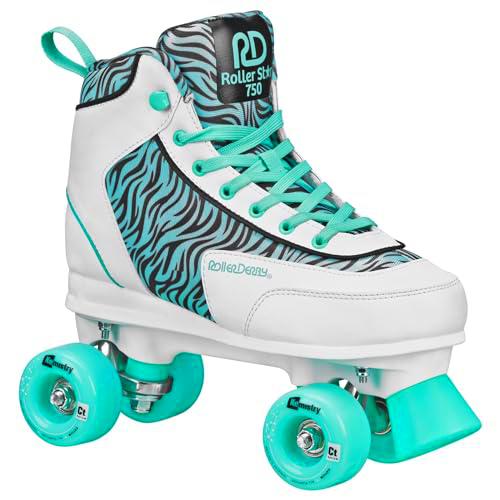 Roller Star 750 - Patines para Mujer, Color Blanco y Azul (Sea Foam Zebra), 37