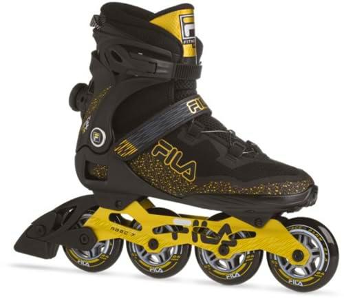 FILA SKATES 010622080 Legacy QF Inline Skate Men's Black/Gold Size EU 44